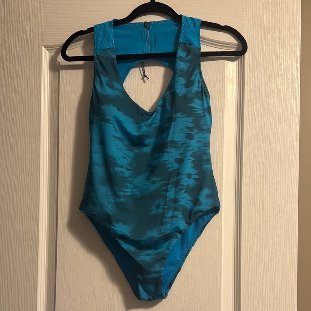 Nike Blue One Piece Swimsuit